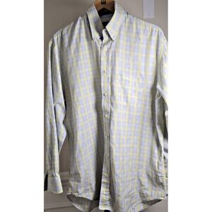 J. McLaughlin Men's Large Button‎ Down Shirt Cotton Classic Fit